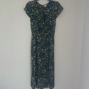 Green Floral Print A New Day Dress Size M - NWT